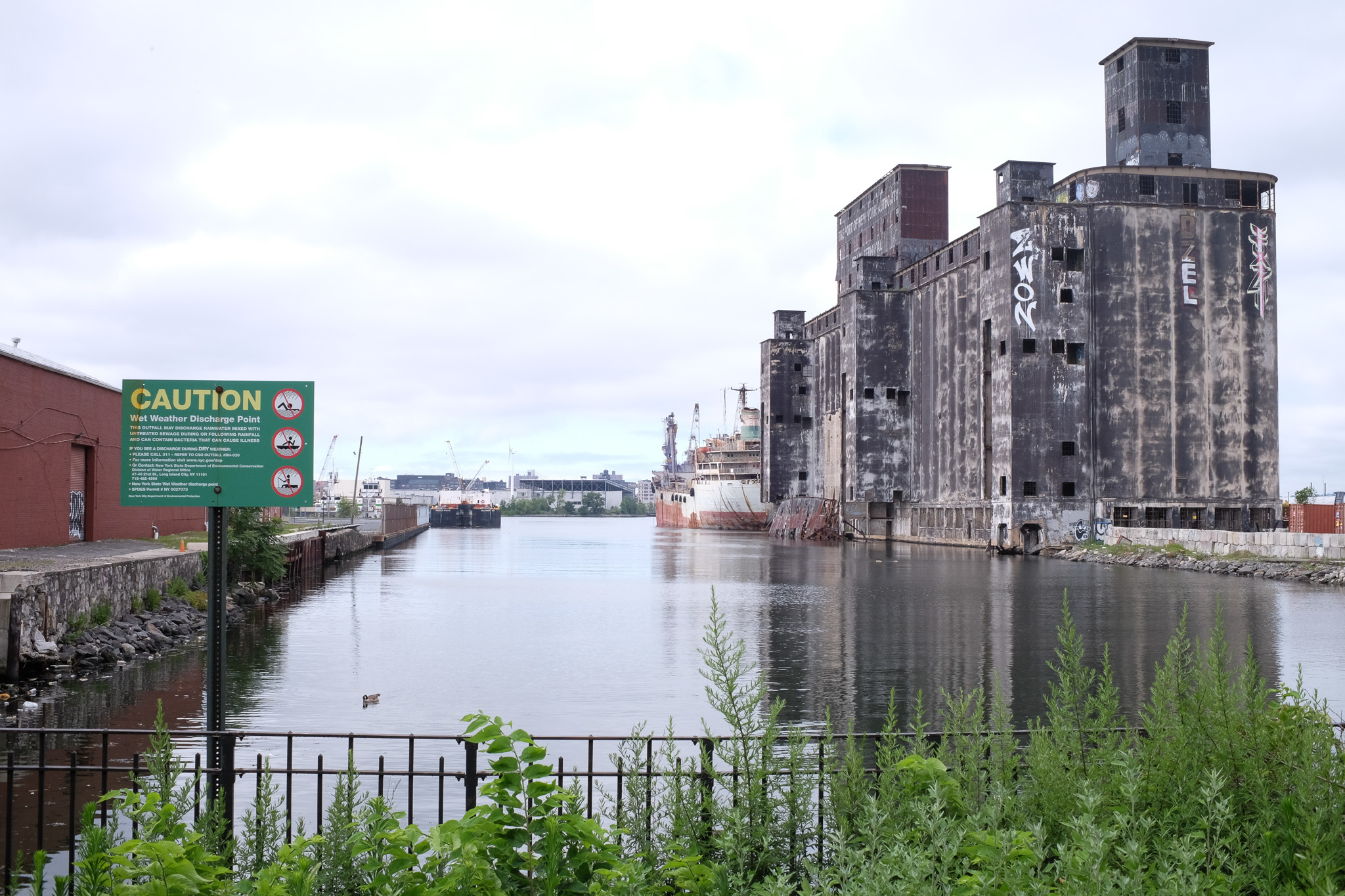 Brooklyn Grain Terminal and waterfront