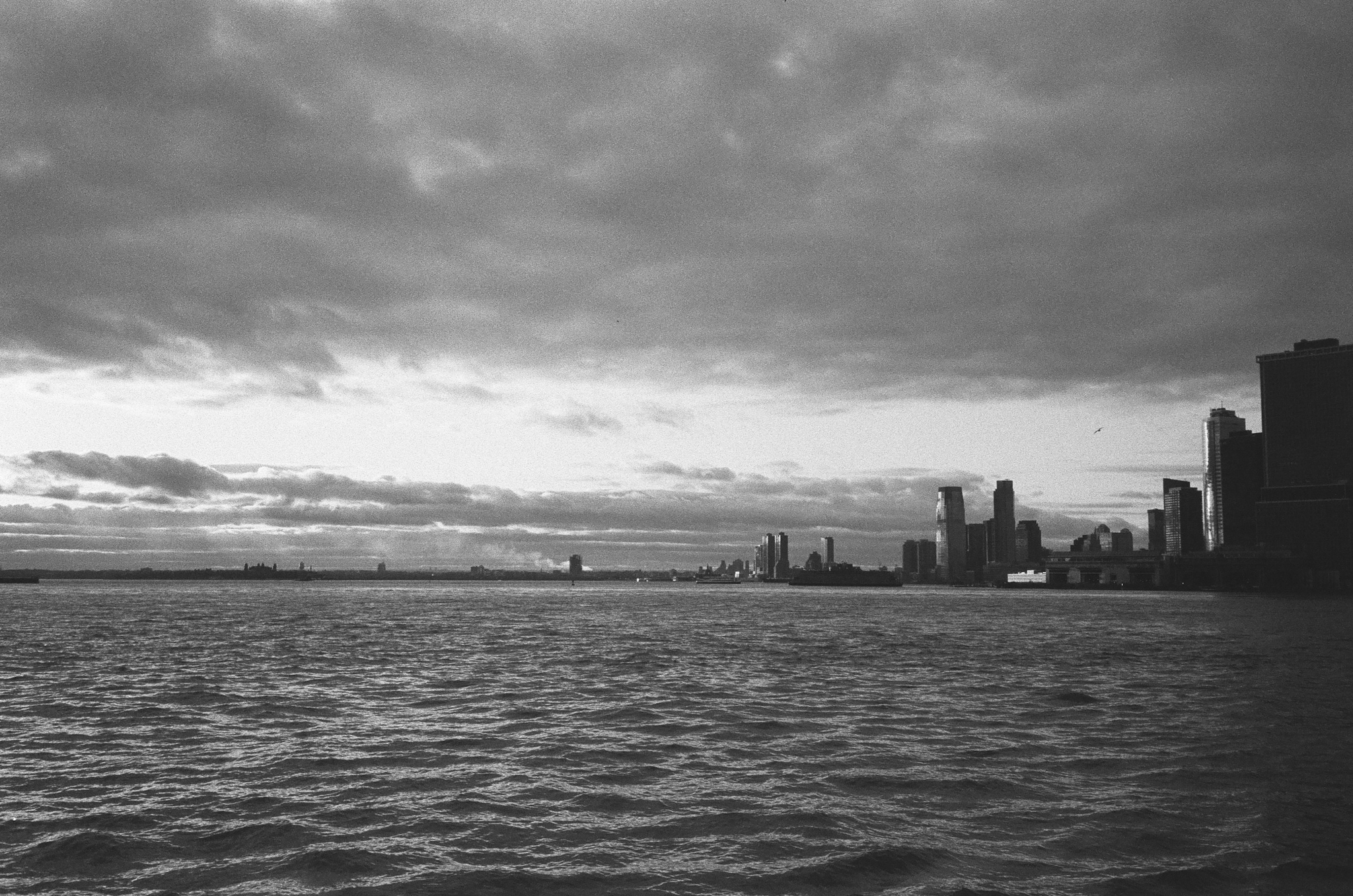 Lower Manhattan and New Jersey as seen from Brooklyn