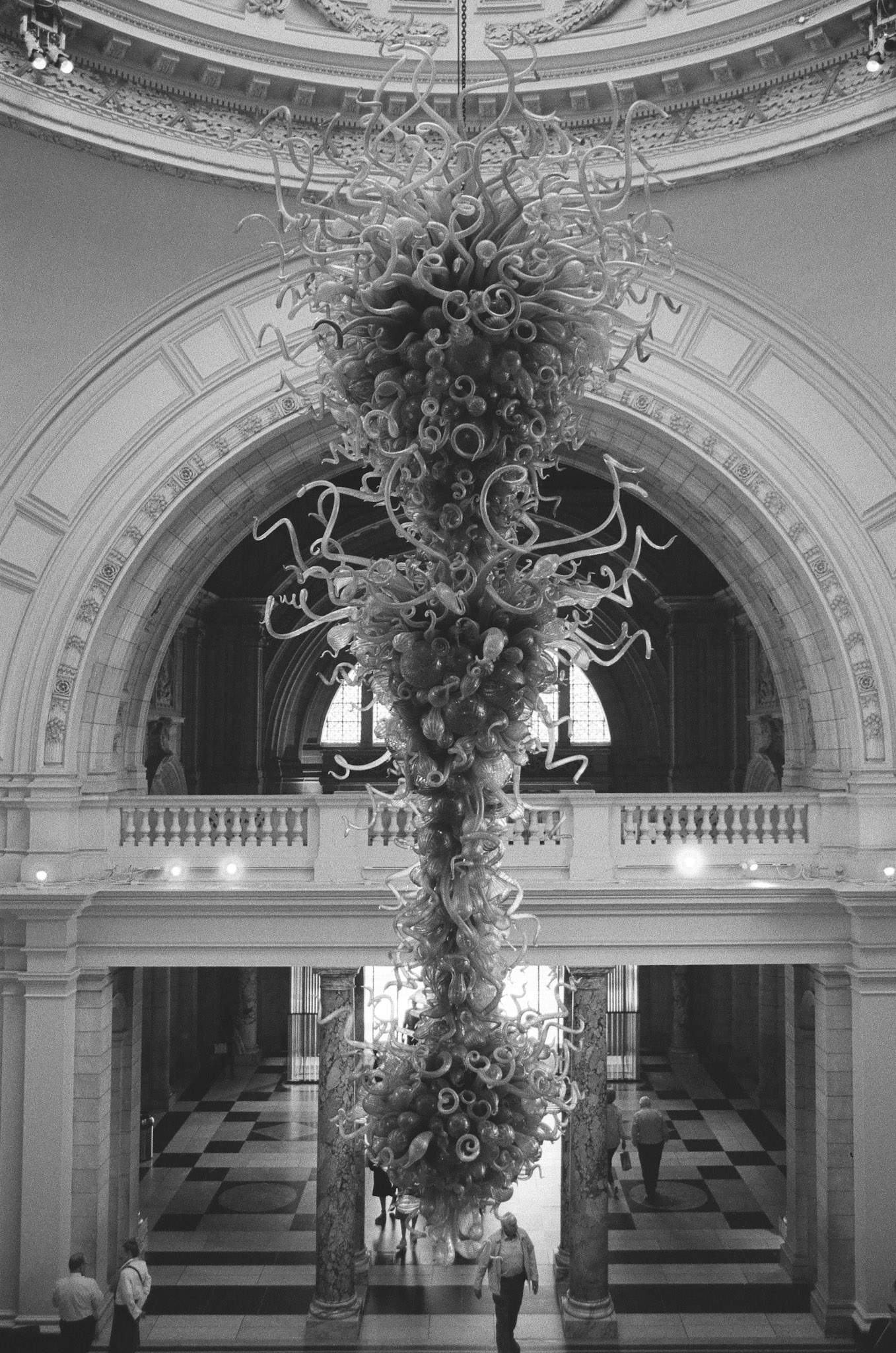 A Chihuly hanging in the British Museum